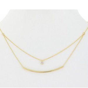 Gold Bar Necklace